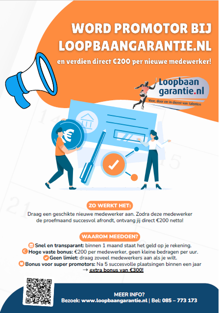 niwe promotor flyer 25 promotor loopbaangarantie